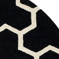 thumbnail image 5 of Safavieh Cambridge Tapis de Transition Noir - Rond 6', 5 of 5