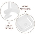 thumbnail image 3 of WHAMVOX 100Ud Clips Sujetadores Plásticos Transparentes Para Carteles De Estantería En Supermercados, 3 of 8