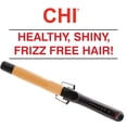 thumbnail image 2 of Rizador de cerámica CHI, rizador de cabello para rizos suaves y brillantes, temperatura ajustable y apagado automático, barril de 1", negro, 2 of 5