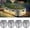 4Pack, variant on Bxaolu Raised Garden Bed Solar Lights Magnetic, IPX4 Waterproof Solar Lights Outdoor Dusk to Dawn, Solar Powered Garden Lights for Planter Raised Beds, 4 Pack
