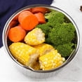 thumbnail image 6 of Steamer Basket for Accessories 6 Qt metal Steam Insert with Premium Silicone Handle and Feet Steamer, 6 of 9