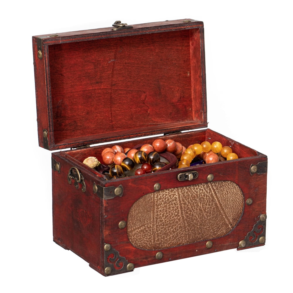 Antique wooden recipe card box