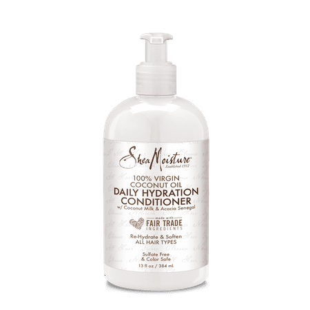 100% Virgin Coconut Oil Daily Hydration Conditioner - Softens and Moisturizes Natural Hair - Sulfate-Free with Natural & Organic Ingredients - Lightweight, Daily Hydration for All Types (Best Kind Of Virgin Hair)