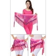 thumbnail image 2 of Wancir Belly Dance Fringe Hip Scarf Festival Sequins Tassel Skirt Rave Shinny Glitter Skirts, 2 of 2