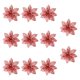 thumbnail image 3 of Inteprter Adornos de Navidad Árbol de Navidad Hueco Flor artificial Decoración Flor de plástico 10/20X Kits de decoración para fiestas rojo Inteprter HA001459-03, 3 of 6