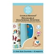 thumbnail image 5 of Charlie Banana Baby Fleece Reusable and Washable Cloth Diaper System, 3 Diaper and 6 Inserts, Oceana, One Size, 5 of 10