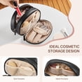 thumbnail image 3 of Bolsa de maquillaje Telena Medium Travel de cuero vegano para mujer, 3 of 8