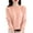 Pink, variant on Lixiuxyad Women's Thermal Underwear Tops plus Size Women Casual Solid Color Bottoming Shirt Slim High Collar Knitted Long Sleeved Top