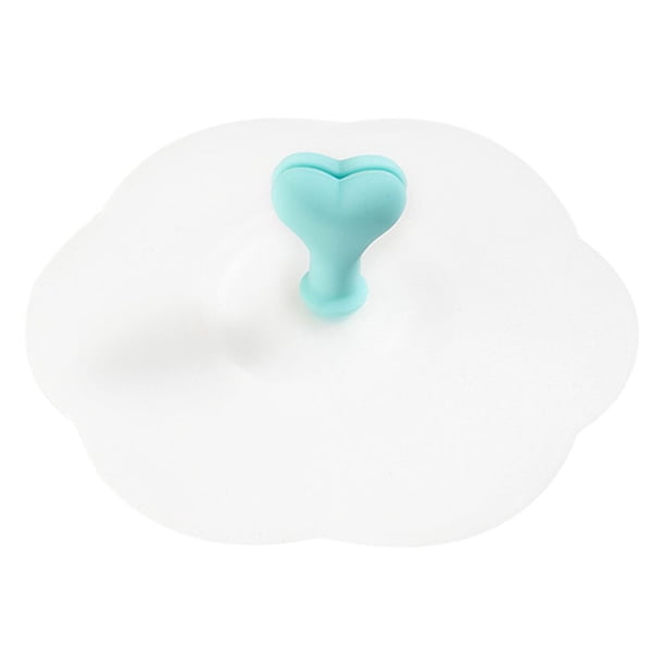 Toystoory La cubierta de la taza del silicón fácil de limpiar del gel de silicona con BPA elegante libera las cubiertas portátiles de la taza Organizadores de utensilios de cocina rosa claro azul