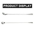 thumbnail image 3 of 2 Pieces Cocktail Mixing Glass Bar Spoon - Long Handle Stainless Steel Drink Pitcher Mixer to Chill and Mix Stirred Drinksstyle:style1;, 3 of 7