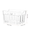 thumbnail image 2 of SHOWERORO 4Pcs Simple Design Transparent Sugar Packet Holder For Office Desk Home Organization 3.38x2.36x2.16in, 2 of 8