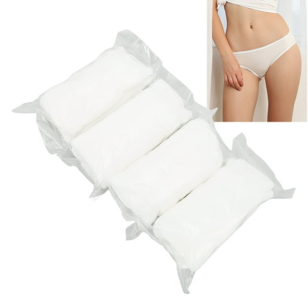4pcs Disposable Cotton Underwear Postpartum Disposable Postpartum