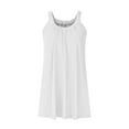 thumbnail image 4 of Casual Dresses For Womens Summer Solid Color Strappy Sleeveless Casual Vacation Mini Beach Dress Beachwear, 4 of 6