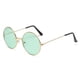thumbnail image 2 of Gafas de sol redondas retro Gafas marinas Gafas de sol con montura redonda Gafas de montura redonda de tendencia colorida, 2 of 5