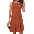 thumbnail image 1 of Vestido casual MEROKEETY para mujer 2025, verano, primavera, caramelo, 1 of 6