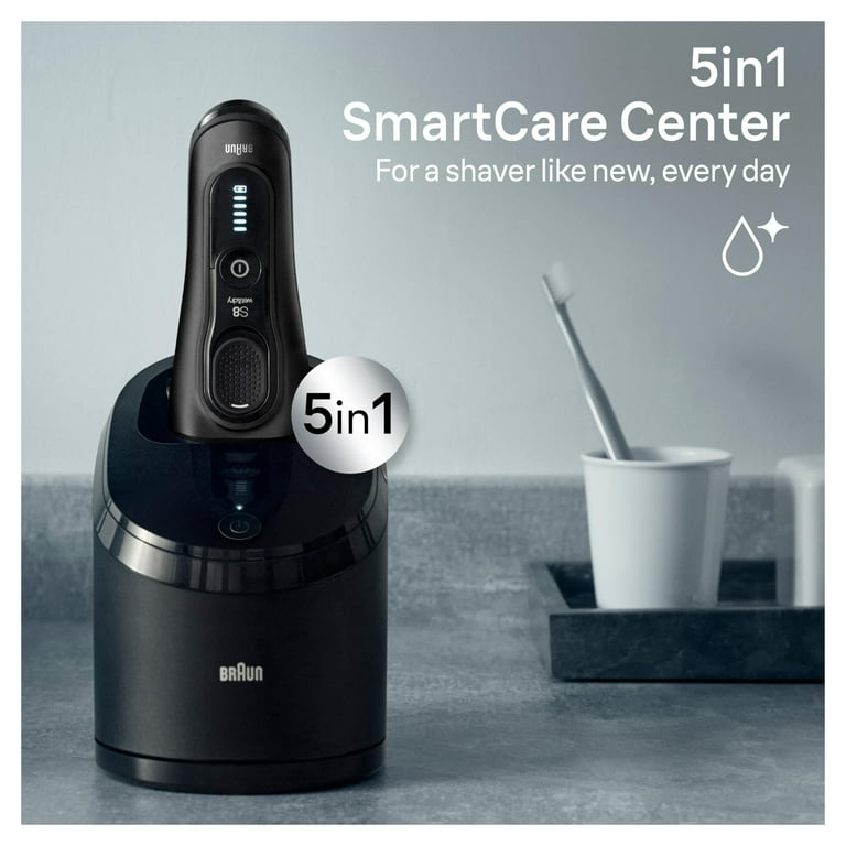 Braun Series 8 8560cc Men's Electric Razor, 4+1 Shaving