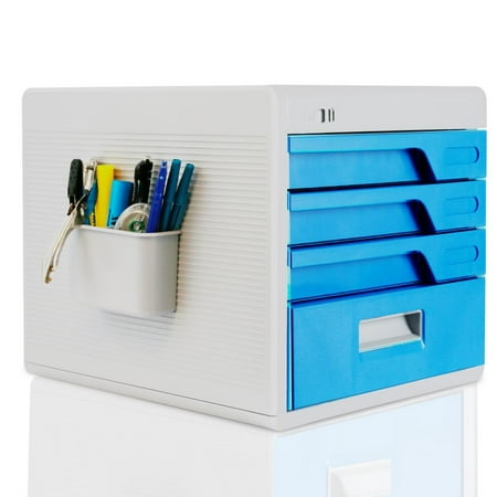 Serene Life Multi-Drawer Security Filing Cabinet with Combination Lock