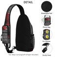 thumbnail image 3 of Floral Crossbody Sling Backpack for Womens Causal Sling Bag with Adjustable Shoulder Straps for Travel Hiking Chest Bag Daypack Anti-theft Purse, 3 of 6