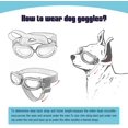 thumbnail image 4 of RV Gafas para Perros Gafas De Sol Anti-UV para Perros,Gafas para Mascotas con Correas Ajustables para Gatos Perros Pequeños-Rosa Sailing Electrónica, 4 of 5