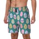 thumbnail image 1 of Fotbe Colorful Easter eggs Traje de Baño para Hombre – Shorts de Natación de Secado Rápido con Forro y Bolsillos-Medium, 1 of 6