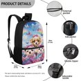 thumbnail image 3 of Jeiento Cute Dog Family Backpack for School Girls Elementary Bookbag with Lunch Box Pencil Case Primary School Bag Set 3 In 1 Rucksacks for Kids Child Bagpack Travel Daypack Satchel, 3 of 7