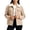 Khaki, variant on Women's Corduroy Jackets Fashion Fall Winter Warm Coats Button Down Casual Tops With Pockets 2XL