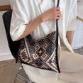 thumbnail image 4 of Bolsos Playa para Mujer Bolso Compras Lona Étnico para Damas (negro), 4 of 9