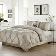thumbnail image 2 of VCNY Home London 4-Piece Taupe Floral Comforter Set, Queen, 2 of 8