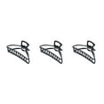thumbnail image 2 of maskred Pinces à Griffes Mode Grand Style Simple Pratique Style Simple Robuste Accessoires Exquis Barrettes pour Femmes Noir Foncé/arc 3Ensemble, 2 of 6