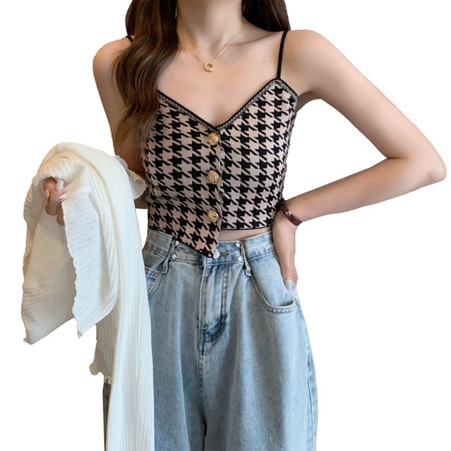 Camiseta sin mangas con cuello en V, camiseta sin mangas de punto con cuello en V para mujer, camisetas para mujer, máxima confiabilidad