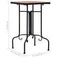 thumbnail image 4 of vidaXL Mosaic Side Table Terracotta Ceramic, 4 of 5