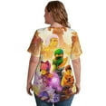 thumbnail image 5 of Ninjago Women's Shirt V-Neck Breathable Short-Sleeve T-Shirt Casual Fashion Tee Soft & Trendy Blouse 5XL, 5 of 8