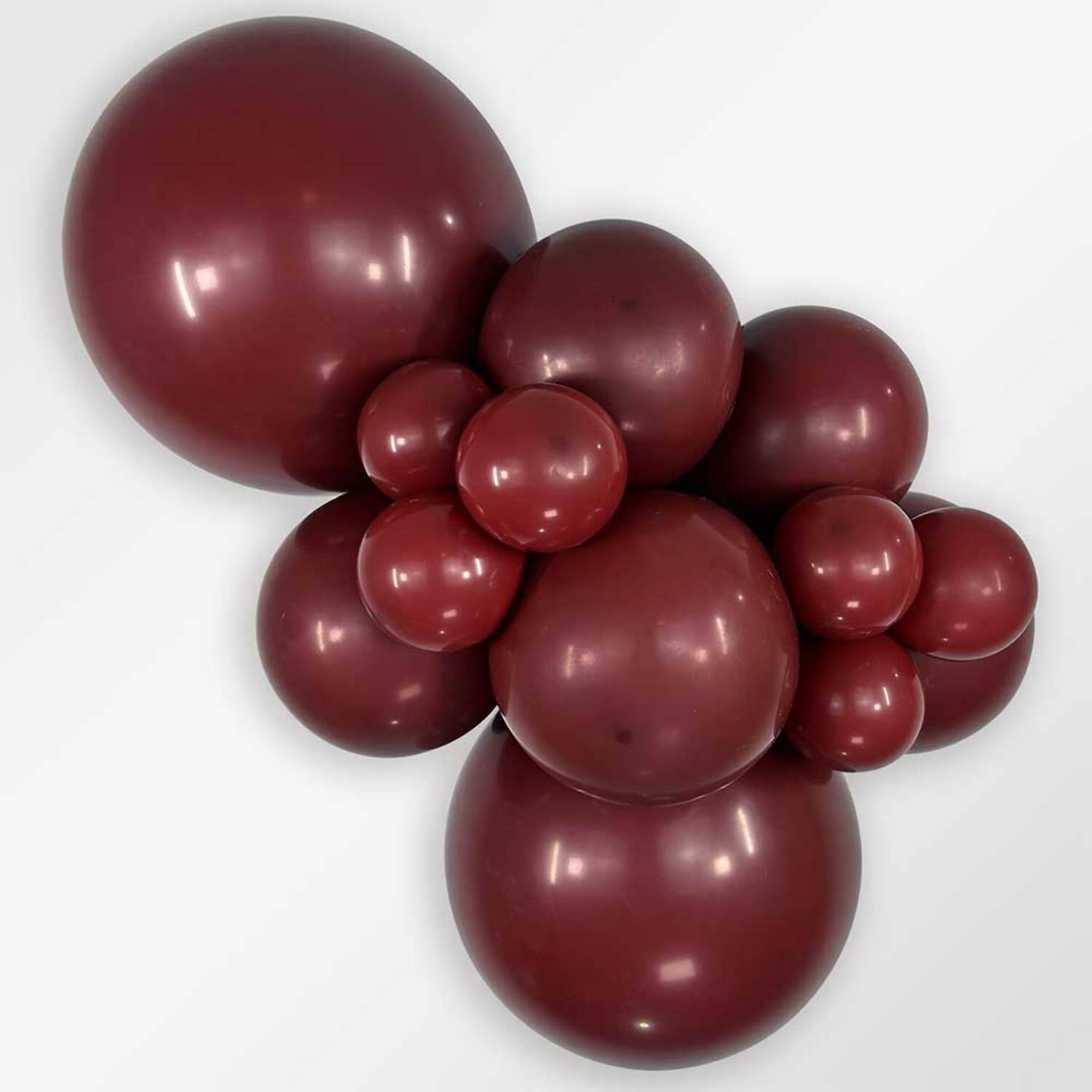18 inch Sempertex Deluxe Merlot Latex Balloons (24 Pack) - Party Supplies Decorations