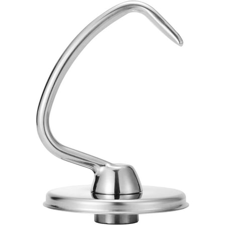 Stainless Steel Dough Hook for KitchenAid 4.5/5 Quart Tilt-Head Stand Mixer, Fit for Classic, Classic Plus and Artisan Serie K45SS, KSM75, KSM90, KSM95, KSM150, Dishwasher Safe