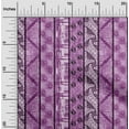 thumbnail image 2 of oneOone Viscose Jersey Purple Fabric Aaian Batik Craft Projects Decor Fabric Printed By The Yard 60 Inch Wide, 2 of 4