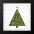 thumbnail image 2 of Louise, Gigi 20x20 Black Modern Framed Museum Art Print Titled - Christmas Words Tree, 2 of 5