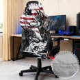 thumbnail image 6 of Whosucclay Wolf American Flag Print Gaming Chair Covers, Stretchable Computer Chair Cover, Anti-dust Office Chairs Cover, Racing Chairs Covers for Anti Cat Scratch Protection, 6 of 8