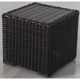 thumbnail image 2 of Santa Monica End Table Espresso Brown Aluminum Frame, 2 of 2