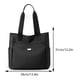 thumbnail image 2 of Bolso de mano para mujer, bolso ligero y versátil, bolso de viaje de trabajo (negro), 2 of 6