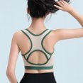 thumbnail image 6 of Womens Sports Bras Ladies Traceless Comfortable No Steel Ring Breathable Gathering Bra Woman Underwear Comfortable Bras for Women Beige L, 6 of 8