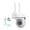 White - US Plug, variant on YAHHU 1080P HD PTZ Security Camera Wireless WiFi Home Surveillance System with Full Color Night Vision, Motion Detection, 2-Way Audio, US Plug (10m / 32.8ft Range) for Indoor Outdoor Use