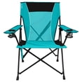 thumbnail image 2 of Kijaro Dual Lock Seat Lock Camping Chairs with Carry Bag, Ionian Turquoise, 2 of 8