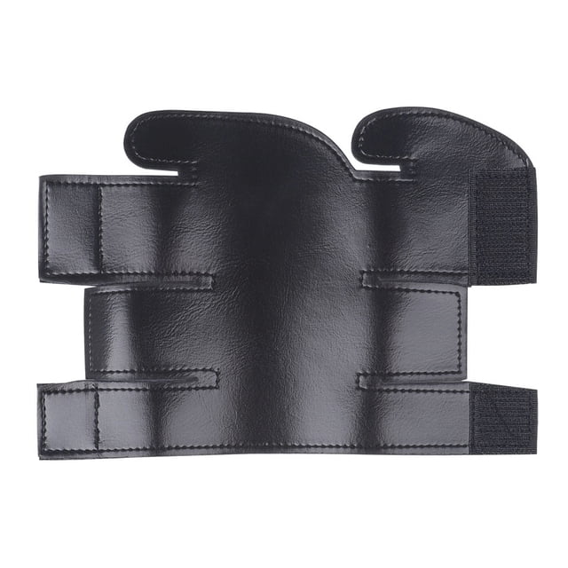 Protector de válvula de trompeta Protector de válvula de trompeta Protector de manga protectora de cuero PU para trompeta negro Tomshoo Protector de válvula de trompeta