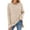 BEIGE, variant on Womens Sweaters Tops Fall Fashion Long Sleeve Tunic Lightweight Sweaters for Women Tops Dressy Casual Blue Pullover Blouse Size XL