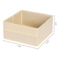 thumbnail image 4 of Unique Bargains Fabric Storage Cube Storage Bin Storage Basket Apricot 12*12*6in, 4 of 6