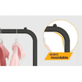 thumbnail image 5 of Rack Armable Practiksa Organizador de Ropa Doble Color Negro, 5 of 5