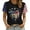 c-192Black50, variant on Women T-Shirts Elegant Anniversary Loose Fit Printed T Shirt Everyday Soft Stylish Graphic O-Neck 1776-2026 Celebrate America's 250th Anniversary Comfort Tops