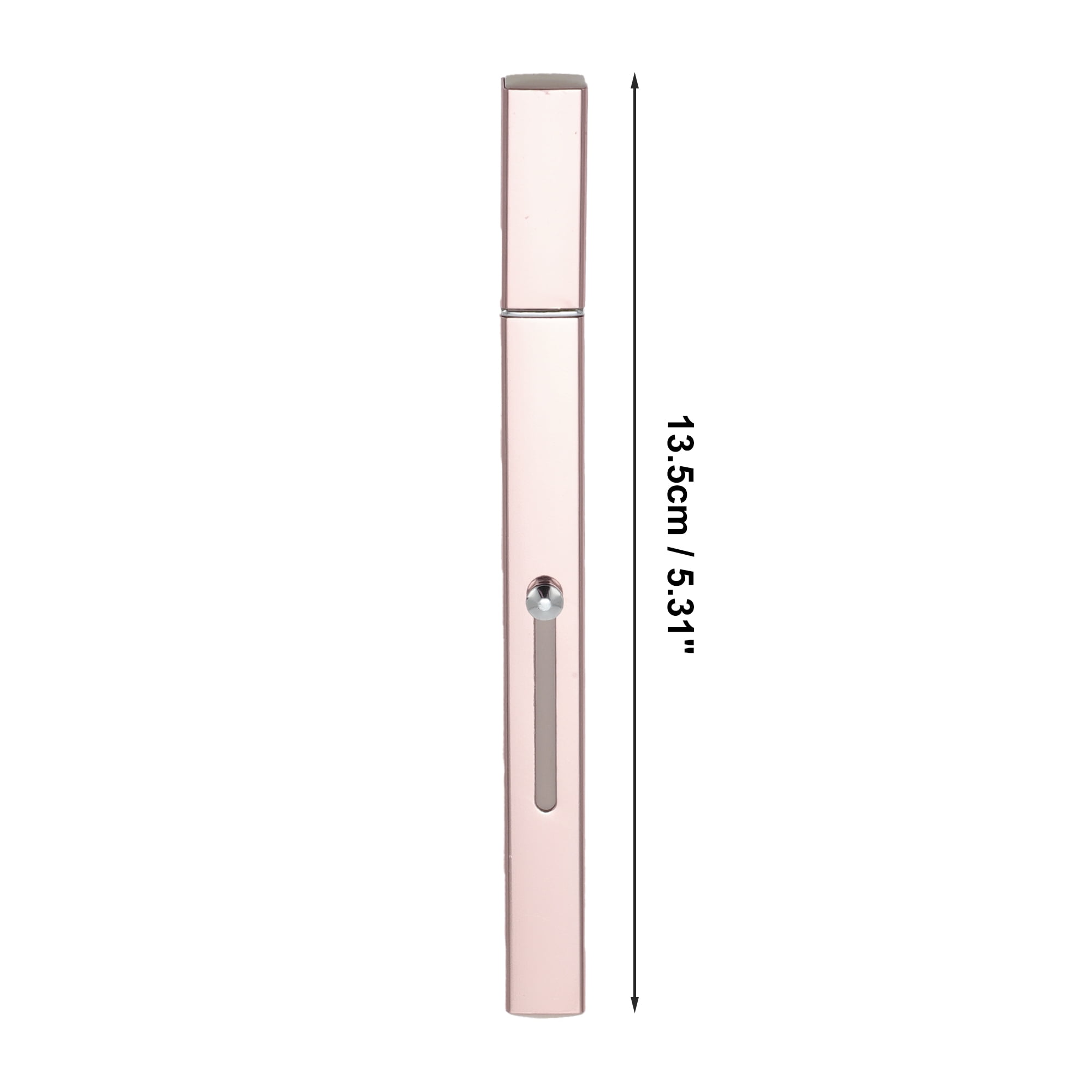 Unique Bargains 1 Pc Portable Durable Double Head Lipstick Brush for Travel Pink