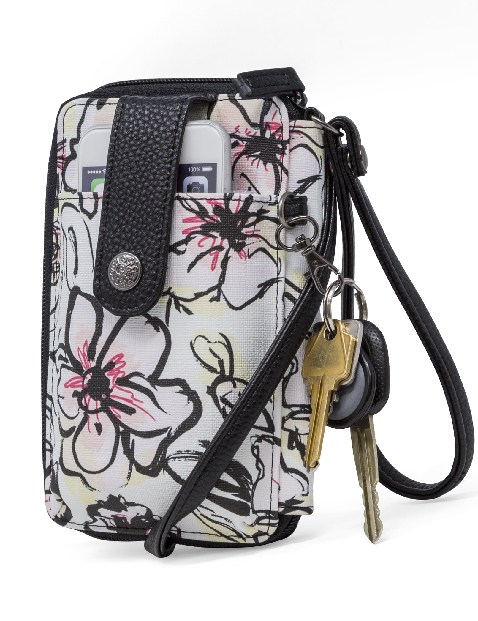 Mundi MUNDI Jacqui Vegan Leather RFID Womens Crossbody Cell Phone