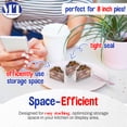 thumbnail image 4 of MT Products Extra Small Clear Plastic Cake Slice Container - Pack of 20, 4 of 8